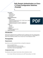 IEEE 802.1x Multi Domain Authentication On Cisco Catalyst Layer 3 Fixed Configuration Switches Configuration Example