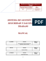 MODELO SISTEMA DE GESTIÓN DE LA SEGURIDAD Y SALUD EN EL TRABAJO Iso 45001