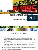 Bombay Stock Exchange: by Soham Chhaya-Roll No 14