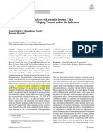 Nonlinear Dynamic Analysis of Laterally Loaded Piles in Liquefiable Layered Sloping Ground Under The Influence of Axial Loading