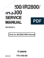 CSMC25M-Canon Ir2200 2800 3300 Service Manual