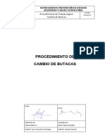 Procedimiento de Cambio de Butacas Rev.00