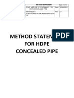 Mos Concealed Pipe