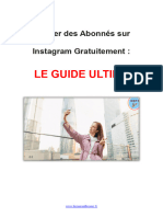 Gagner Des Abonnés Sur Instagram Gratuitement: Le Guide Ultime