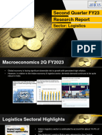 Logistics Sector Second Quarter FY23 Research Report - Amicus Growth Advisors
