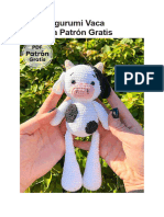 PDF Amigurumi Vaca Margarita Patron Gratis