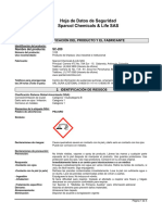 DETERGENTE DESENGRASANTE SC-200 Hoja de Seguridad