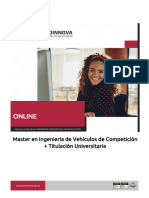 Master en Ingenieria de Vehiculos de Competicion