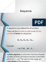 Arithmetic Sequence and Series