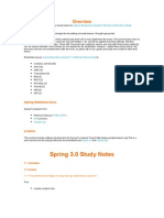 Spring Certification Notes