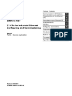 S7-CPs For Industrial Ethernet Configuring and Commissioning