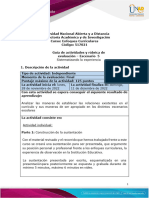 Guia de Actividades y Rúbrica de Evaluación - Escenario 5 - Sistematizando La Experiencia.