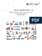 Informes de Laboratorio G1 Organico