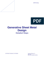 Generative Sheet Metal Design