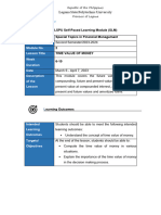 Module 2 Special Topics in Financial Management