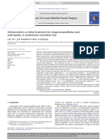 Arthrocentesis As Initial Treatment For TMD's