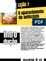 Jovens - Lição 7 - o Aparecimento Do Anticristo