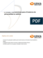 II Unidad Intervenciones para El Trastorno de Personalidad en Adultos