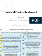 Pourquoi Legypte Et Lesclavage Partie 3 Les Annees Entre Joseph Et Moise