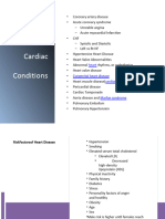 Cardiac Conditions Jan 2021