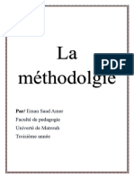 La Méthodologie - Examen