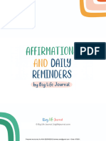 Affirmations and Daily Reminders - BE - Free Gift