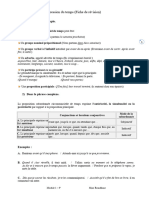 L - Expression Du Temps. Fiche Révision Simplifiée