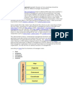 Administrative Management Theory