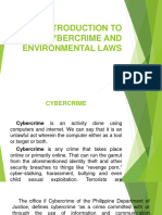 Cdi 5 Introduction To Cybercrime and Environmental Laws