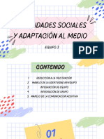 Capacidades Sociales y Adaptación Al Medio