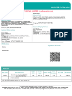 INFINITI RETAIL LIMITED (Trading As Cromā) : Tax Invoice