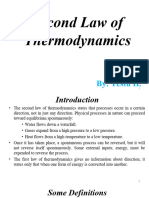 The Second Law of Thermodynamics