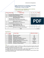 JNTUA R20 B.Tech - CSE Data Science III IV Year Course Structure Syllabus