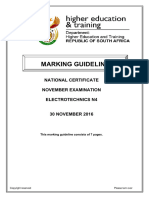 N4 Electrotechnics November 2016 Memorandum