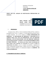 Solicitud de Tutela de Derechos