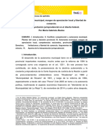 María Gabriela Abalos Autonomia Municipal y Margen de Apreciación Local Nota A Fallo Municipalidad de Arroyito 2021 Autonomía Municipal y Margen de Apreciación Local