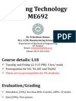 Lecture 2 and 3 - ME692 - Welding Technology