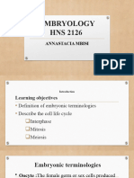 Embryology Notes