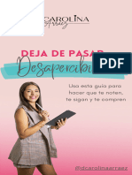 Deja de Pasar Desapercibido