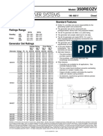 Kohler 350REOZV Spec Sheet