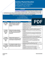 2 Ndgrade PHYSICALEDUCATIONScopeand Sequence