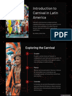 Introduction To Carnival in Latin America