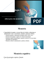 Alterações Da Memória Psicopatologia