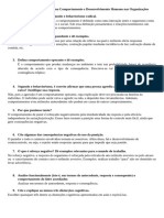 Padrão de Respostas Lista de Exercícios CO