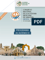 Programa Academico II Congreso Nacional de La Academia Mexicana de Geriatria