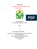 Makalah Masalah Penelitian Pada Pembelajaran Matematika