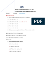 Ejercicios - Factorizaciones y Mas 13-02