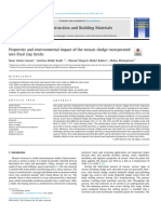 3 - Properties and Environmental Impact of The Mosaic Sludge Incorporated Into Fired Clay Bricks