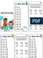 Llavero de Las Multiplicaciones