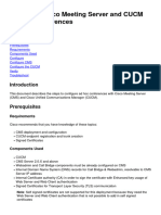 Cisco Configure Cisco Meeting Server and CUCM